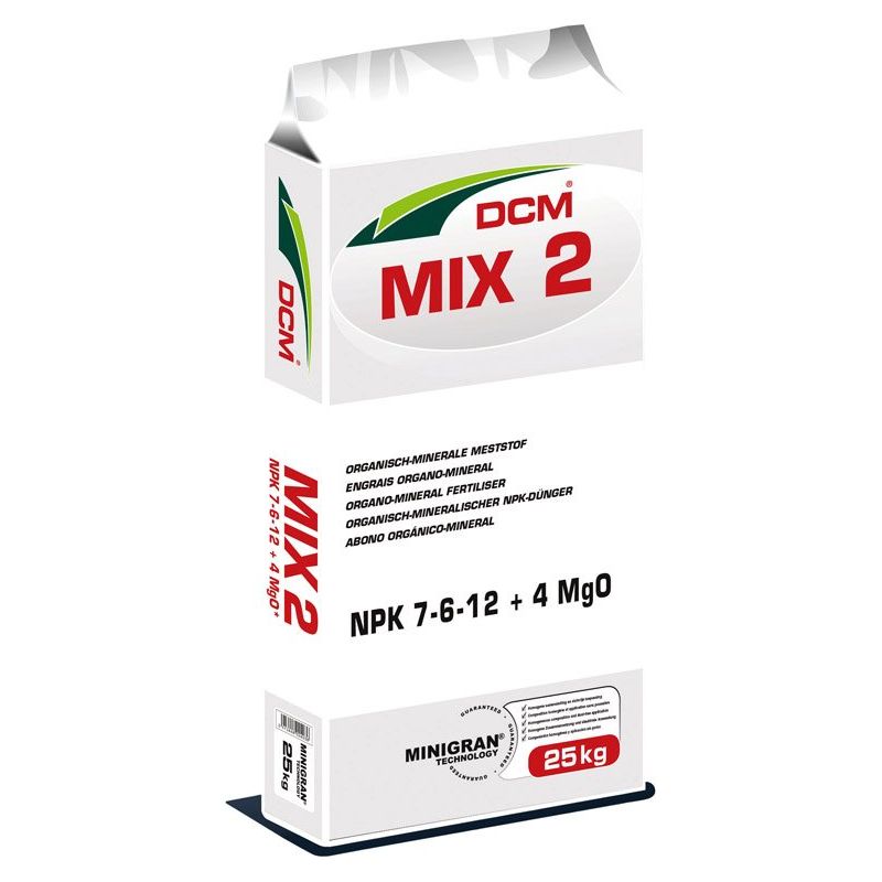 DCM Mix 2 7-6-12 + 4MgO 25 kg minigran