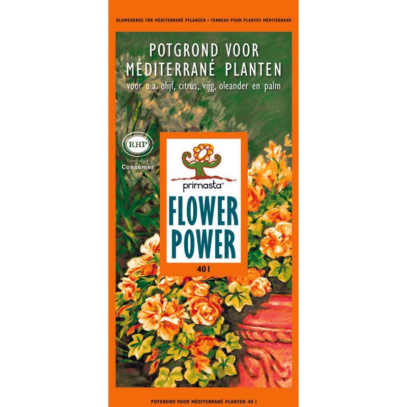 Terreau méditerranéen Flower Power 40 lt