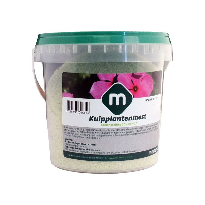 Engrais pour plantes en pot 20-20-20 (400 grammes)