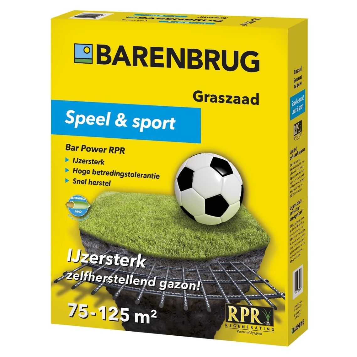 Barenbrug Bar Power RPR (Speel & Sport) 2 kg 100 m2 enduit